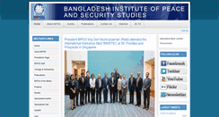 Desktop Screenshot of bipss.org.bd